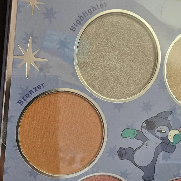 NEW DISNEY STITCH Complexion Palette 6 Shades of Bronzer, Highlighter, Blush - Picture 8 of 12